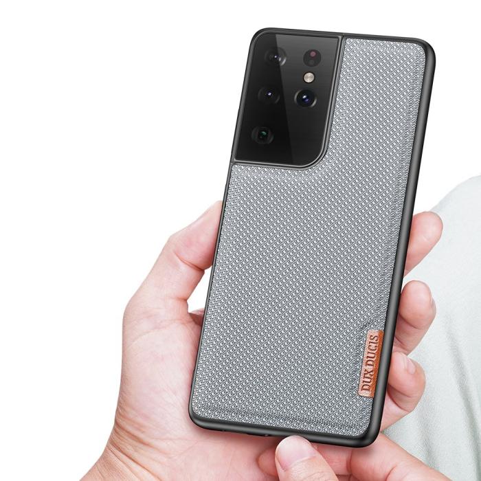 UTGATT4 - Dux Ducis Fino Mobilskal Samsung Galaxy S21 Ultra 5G - Blå