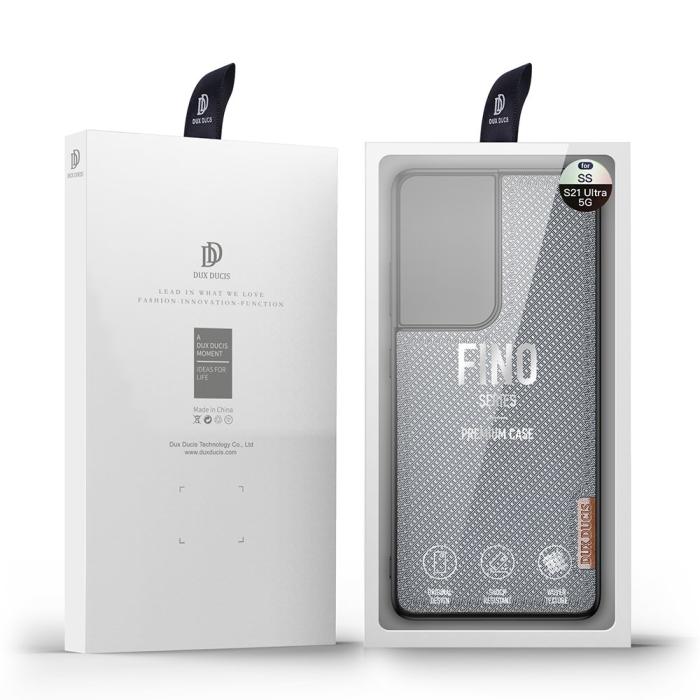 UTGATT4 - Dux Ducis Fino Mobilskal Samsung Galaxy S21 Ultra 5G - Blå