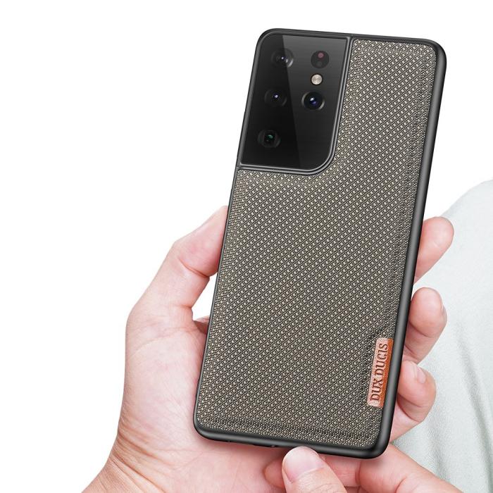 UTGATT1 - Dux Ducis Fino Mobilskal Samsung Galaxy S21 Ultra 5G - Grön