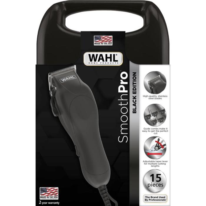 WAHL - WAHL Professionell Hårklippare Smooth PRO BLACK EDITION