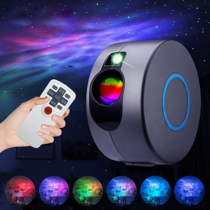 OEM - LED Sky Star Projektor Nattlampa RC-K-272 - Svart