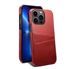 SUTENI - SUTENI iPhone 14 Pro Max Skal Korth&aring;llare - R&ouml;d