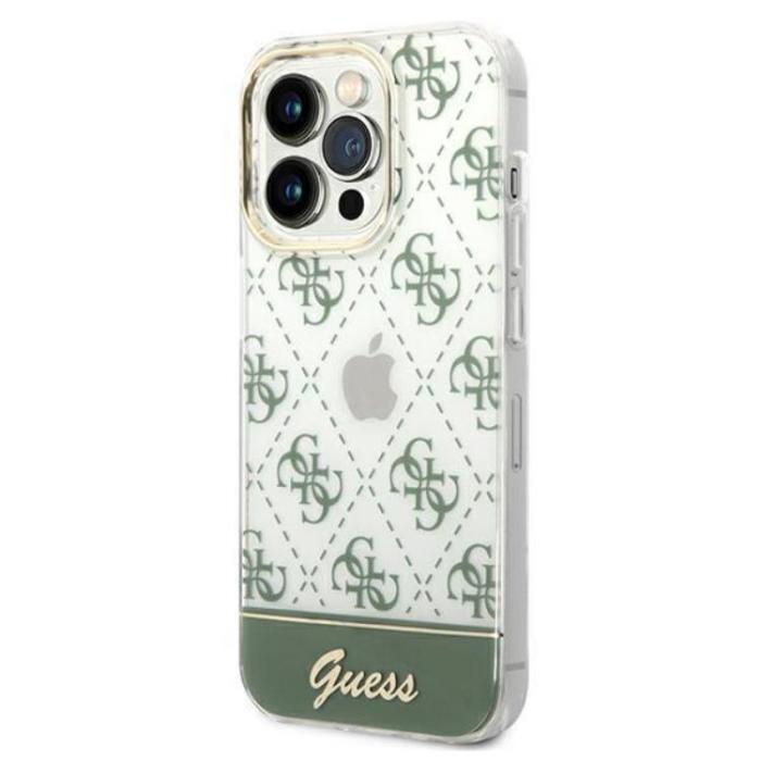 Guess - GUESS iPhone 14 Pro Max Skal 4G Pattern Script - Gr