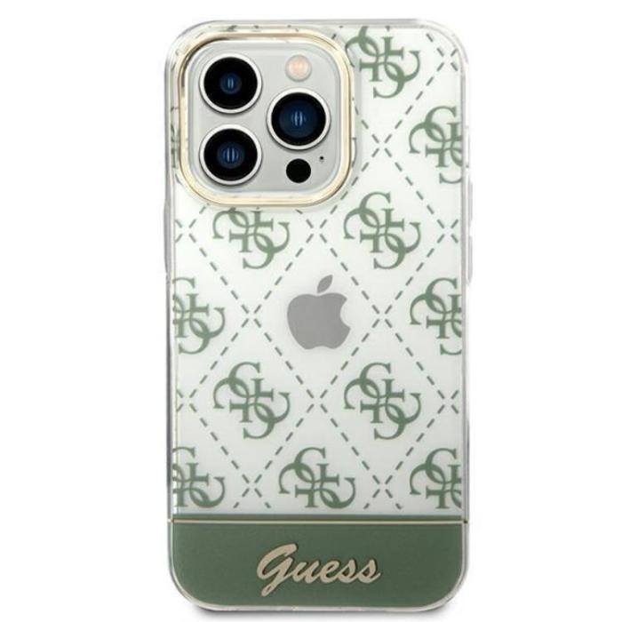 Guess - GUESS iPhone 14 Pro Max Skal 4G Pattern Script - Gr