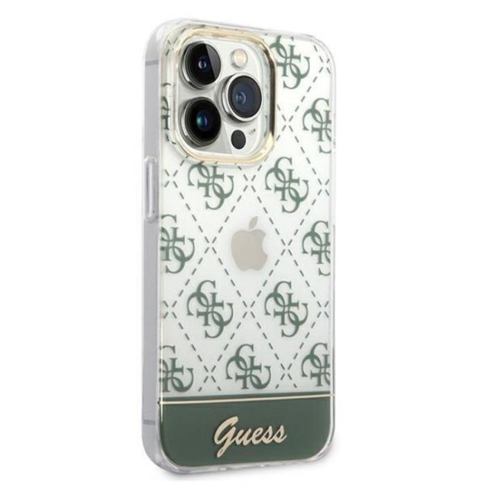 Guess - GUESS iPhone 14 Pro Max Skal 4G Pattern Script - Gr