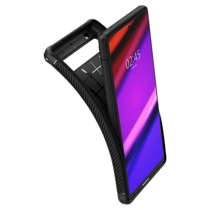 Spigen - Spigen Rugged Armor Skal Google Pixel 6a - Matte Svart