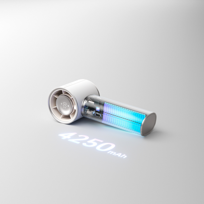 Jisulife - Jisulife Mini Handfläkt 4250 mAh USB-C Fan Pro1 - Vit