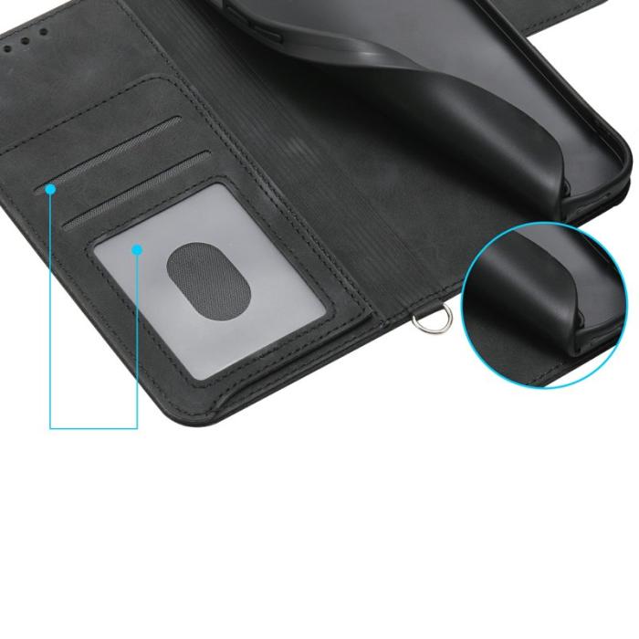 OEM - Samsung Galaxy S26 Plånboksfodral Blommönster Konstläder - Svart
