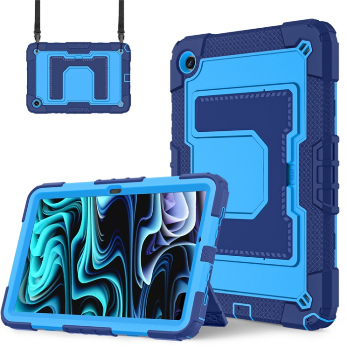 A-One Brand - Galaxy Tab A9 Plus Skal Kickstand Med Rem Anti Drop