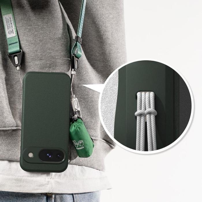 UTGATT - Ringke Google Pixel 9 Mobilskal Onyx - Mörkgrön