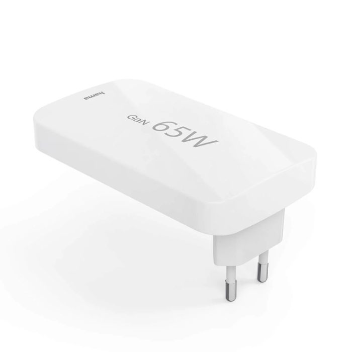 Hama - Hama Snabbladdare 65W 2xUSB-C 1xUSB-A Flat - Vit