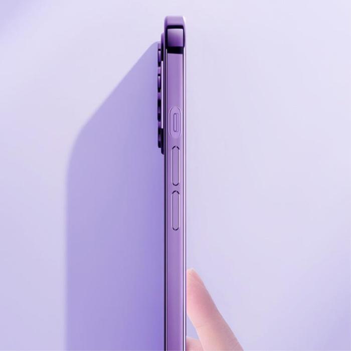 UTGATT1 - ROCK iPhone 14 Plus Skal Electroplating Matte - Lila