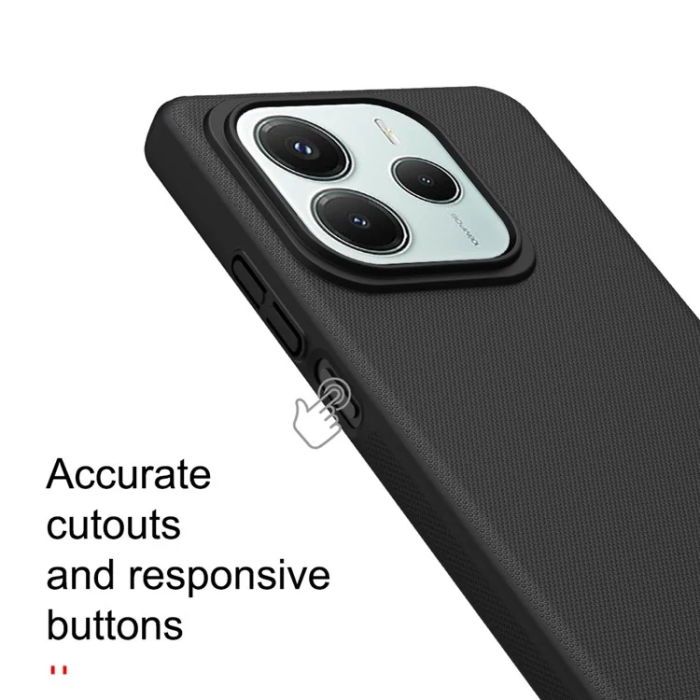 Nillkin - Nillkin Xiaomi Redmi Note 14 5G Mobilskal Frosted Shield - Svart