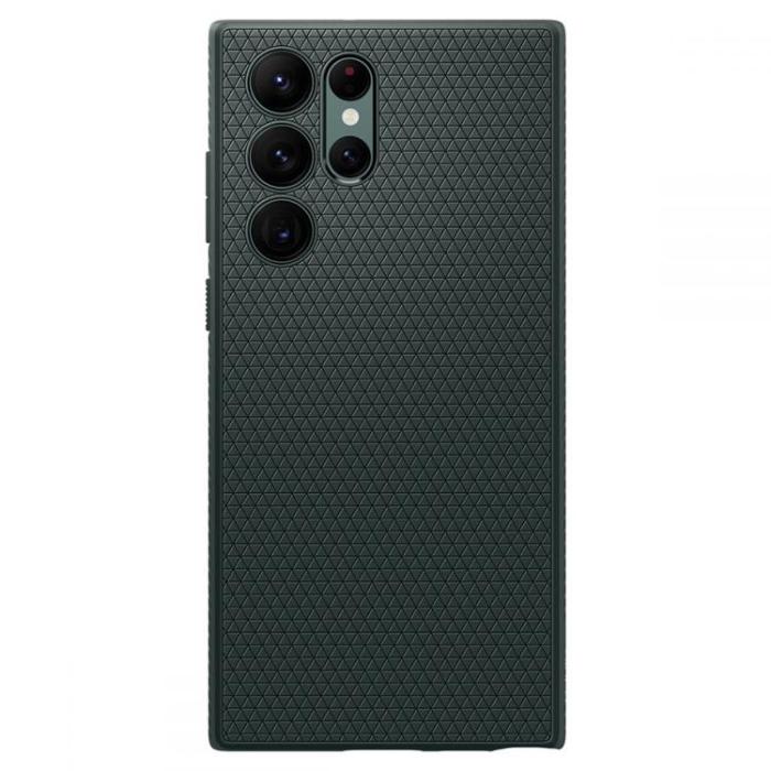 UTGATT1 - Spigen Liquid Air Skal Galaxy S22 Ultra - Grön