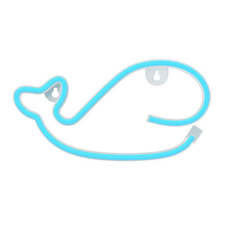 Forever Light LED Neon WHALE Bat + USB FLNE19 - Blå | 264 | AlltMobil