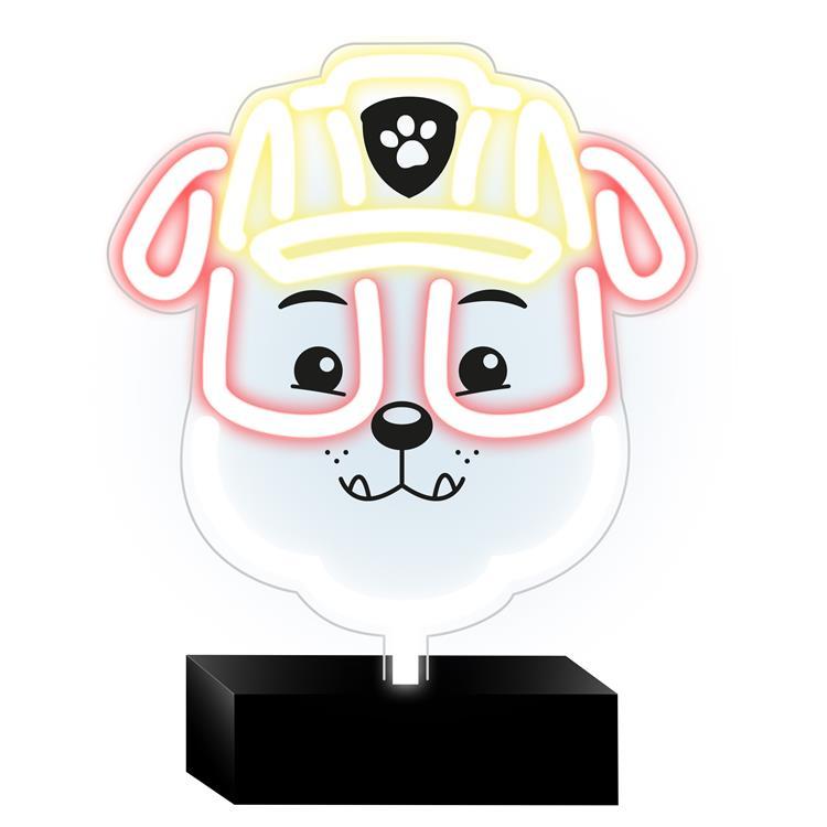 Paw Patrol LED Neon Light RUBBLE på Stativ | 264 | AlltMobil