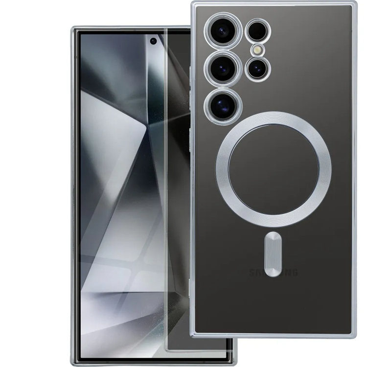 Galaxy S25 Edge Mobilskal Magsafe Electro Mag - Silver | 2353 | AlltMobil