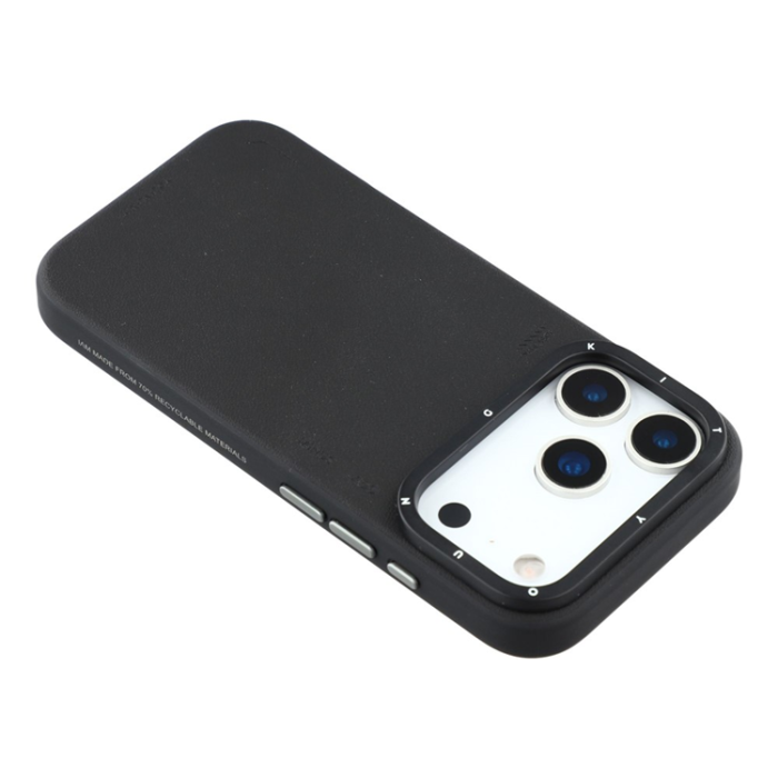 YOUNGKIT - YOUNGKIT iPhone 17 Pro Mobilskal MagSafe PU-Läder - Svart