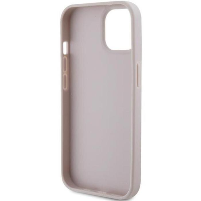 Guess - Guess iPhone 15 Mobilskal Triangle Strass - Rosa
