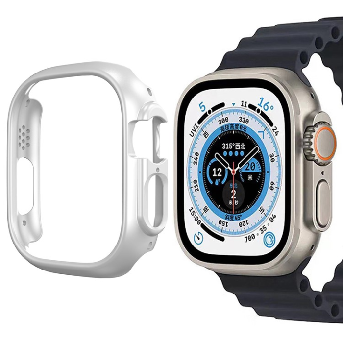 OEM - Apple Watch Ultra 1/2 (49mm) Skal PC Shockproof - Silver