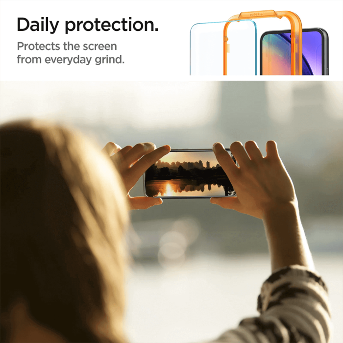 Spigen - [2-pack] Spigen Galaxy A54 5G Härdat Glas Skärmskydd
