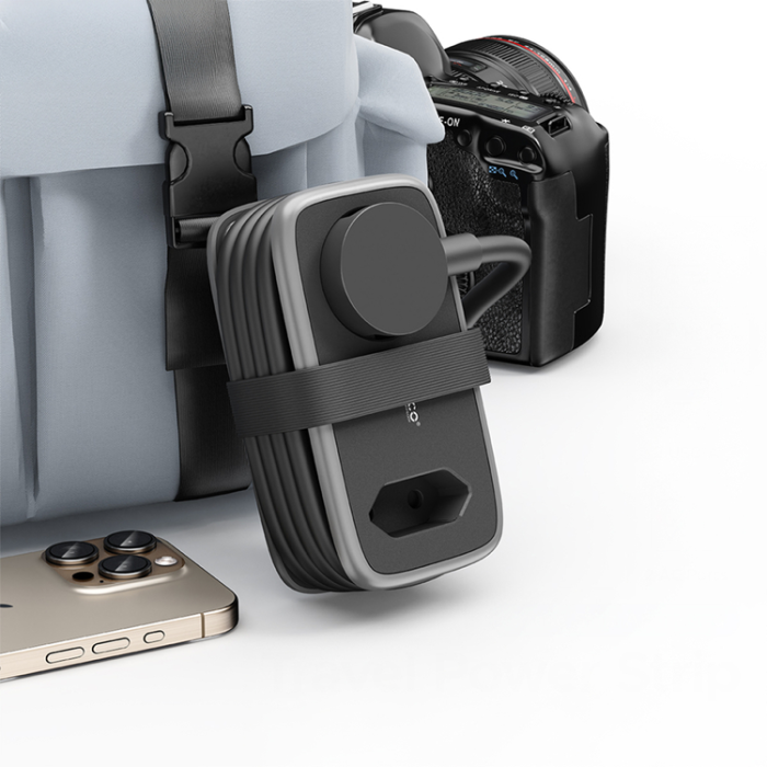 ORICO - Orico 5in1 Grenuttag 15.5W 2xUSB-A 1xUSB-C 2xAC APP - Svart