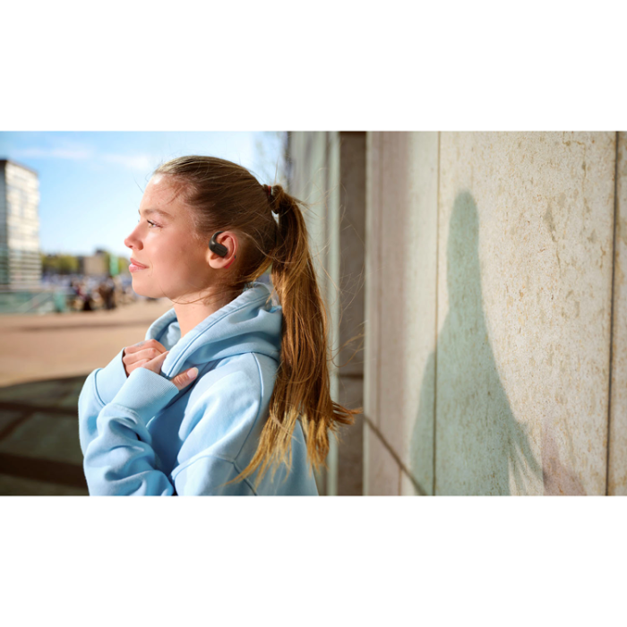 Philips - PHILIPS In-Ear-Hörlurar Sport IP54 - Svart/Röd