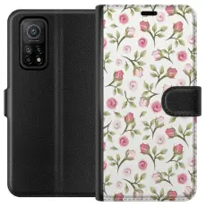 Gustaf - Pl&aring;nboksfodral till Xiaomi Mi 10T Pro 5G med Blommigt