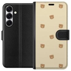 iSecrets - Pl&aring;nboksfodral till Samsung Galaxy S25 med Bj&ouml;rnm&ouml;nster