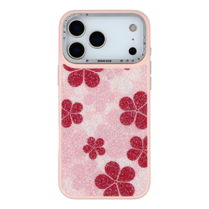 JAUCASE - JAUCASE iPhone 17 Pro MagSafe Mobilskal Flower - Rosa