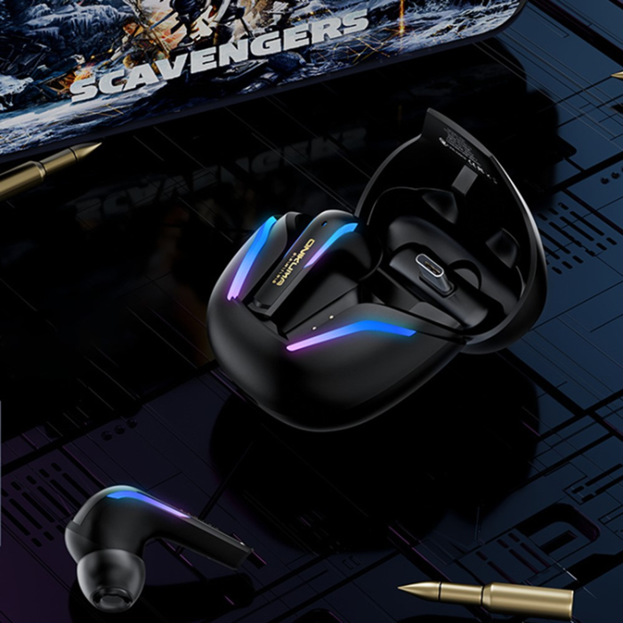 ONIKUMA - ONIKUMA TWS Trådlösa Bluetooth Hörlurar In-ear Vattentäta IPX4 T27 - Svart