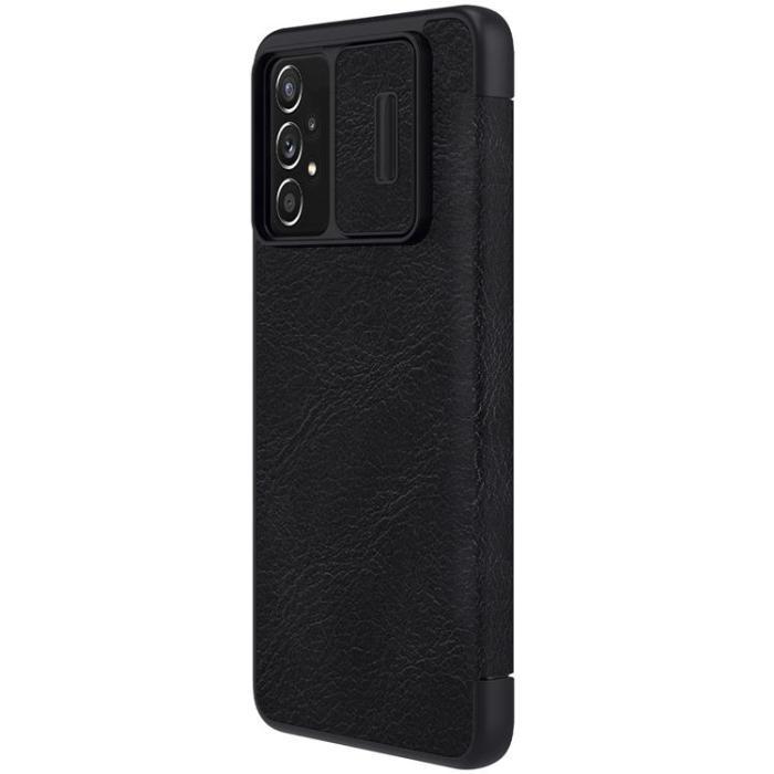 Nillkin - Nillkin Galaxy A73 Fodral Qin läder Holster - Svart