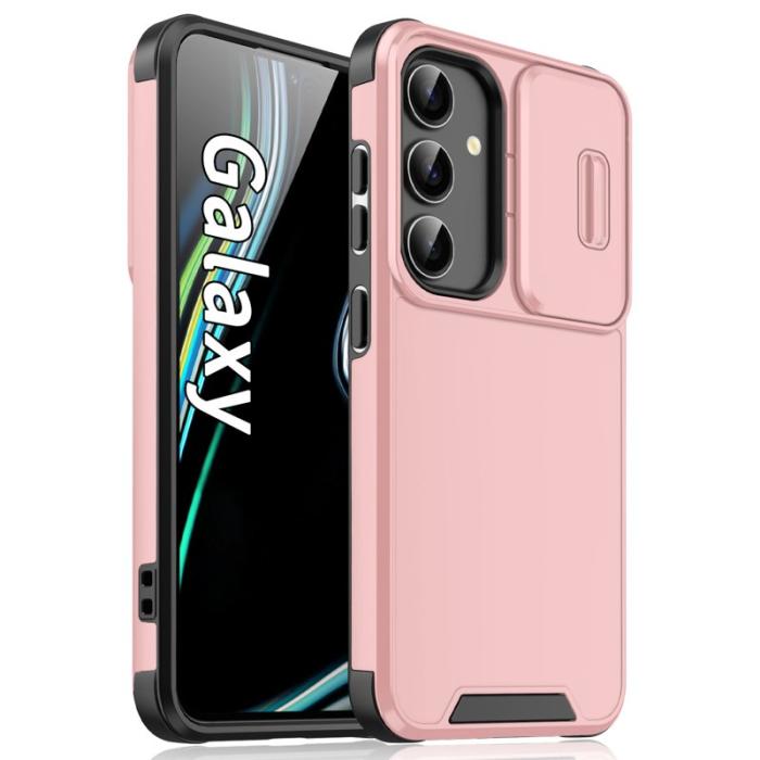 OEM - Mobilskal för Samsung Galaxy S26 PC + TPU med kameraskydd - Rosa