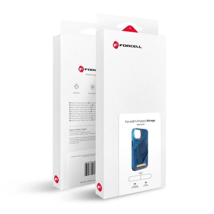 Forcell - Forcell iPhone 15 Pro Mobilskal Magsafe Mirage - Blå Bird