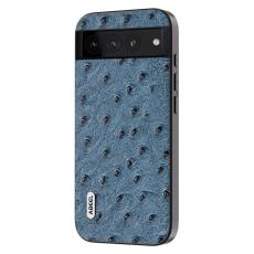 ABEEL - ABEEL Phone Case Google Pixel 8 Pro Pl&aring;nboksfodral Bl&aring; &Auml;kta L&auml;der