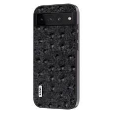 ABEEL - ABEEL Phone Case Google Pixel 8 Pro Pl&aring;nboksfodral &Auml;kta L&auml;der Svart