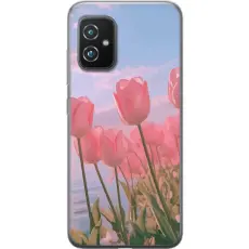 Gustaf - Mobilskal till Asus Zenfone 8 med Rosa Tulpaner