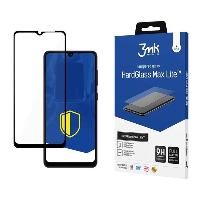 3MK - 3MK Galaxy A32 5G Härdat Glas Skärmskydd Max Lite - Svart
