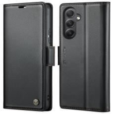 Caseme - CASEME Pl&aring;nboksfodral Konstl&auml;der f&ouml;r Samsung Galaxy A54 5G - Svart