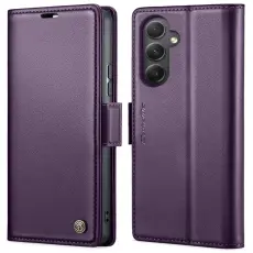 Caseme - CASEME Pl&aring;nboksfodral Konstl&auml;der f&ouml;r Samsung Galaxy A54 5G - Lila