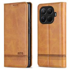 AZNS - AZNS Xiaomi 15T Pro Pl&aring;nboksfodral Konstl&auml;der - Brun
