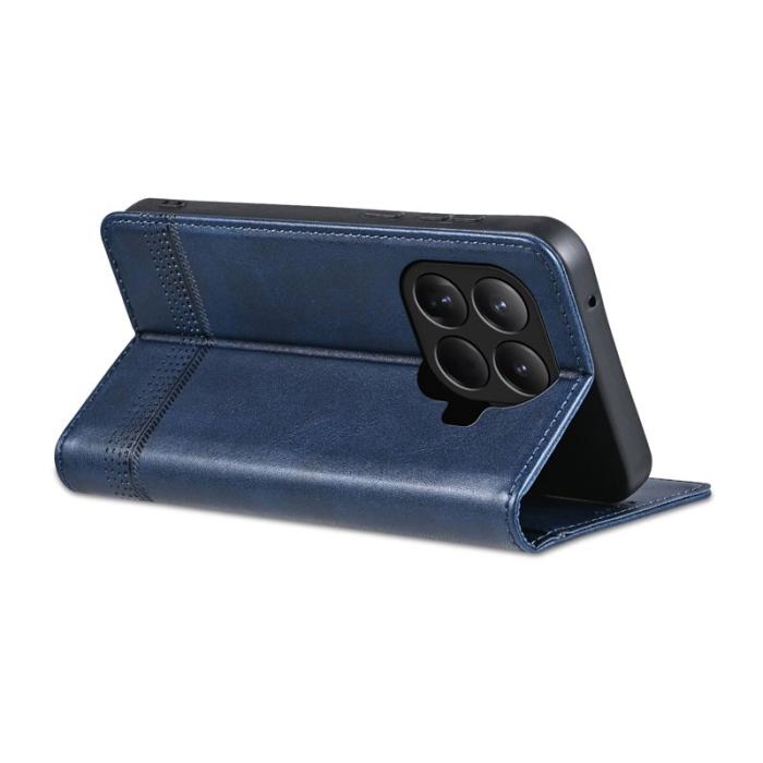 AZNS - AZNS Xiaomi 15T Pro Plånboksfodral Konstläder - Blå