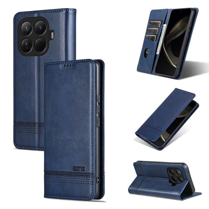 AZNS - AZNS Xiaomi 15T Pro Plånboksfodral Konstläder - Blå