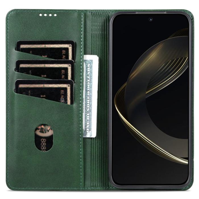AZNS - AZNS Xiaomi 15T Pro Plånboksfodral Konstläder - Grön