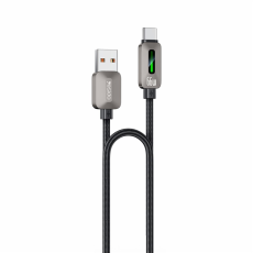 Yesido - YESIDO USB-A - USB-C 66W Kabel 1.2m CarPlay - Grå