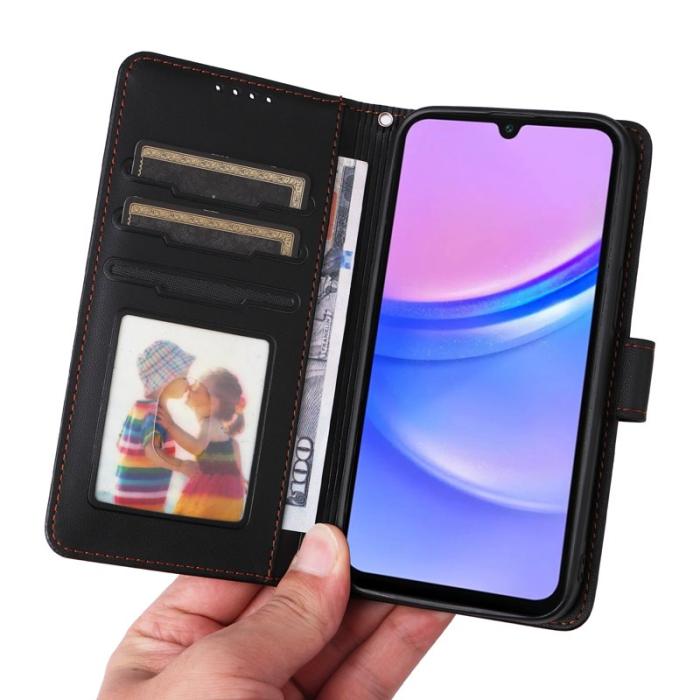BETOPNICE - BETOPNICE Samsung Galaxy A17 5G Plånboksfodral Konstläder - Svart