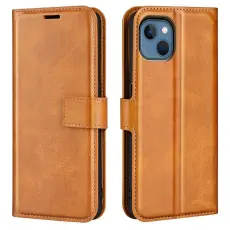 OEM - Flip Folio iPhone 14 Plus Pl&aring;nboksfodral - Gul