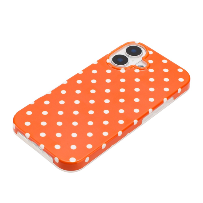 A-One Brand - iPhone 17 Mobilskal Dot Design Imd Tpu - Orange