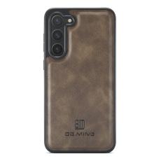 DG.MING - DG.MING Mobilskal till Samsung Galaxy S22 5G PU L&auml;der - Brun