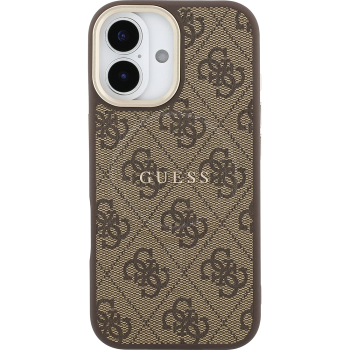 Guess - Guess Mobilskal till iPhone 17 MagSafe 4G PU Classic Logo - Brun